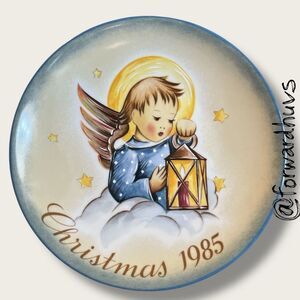 1985 Berta Hummel “Heavenly Light” Christmas Plate - No Box